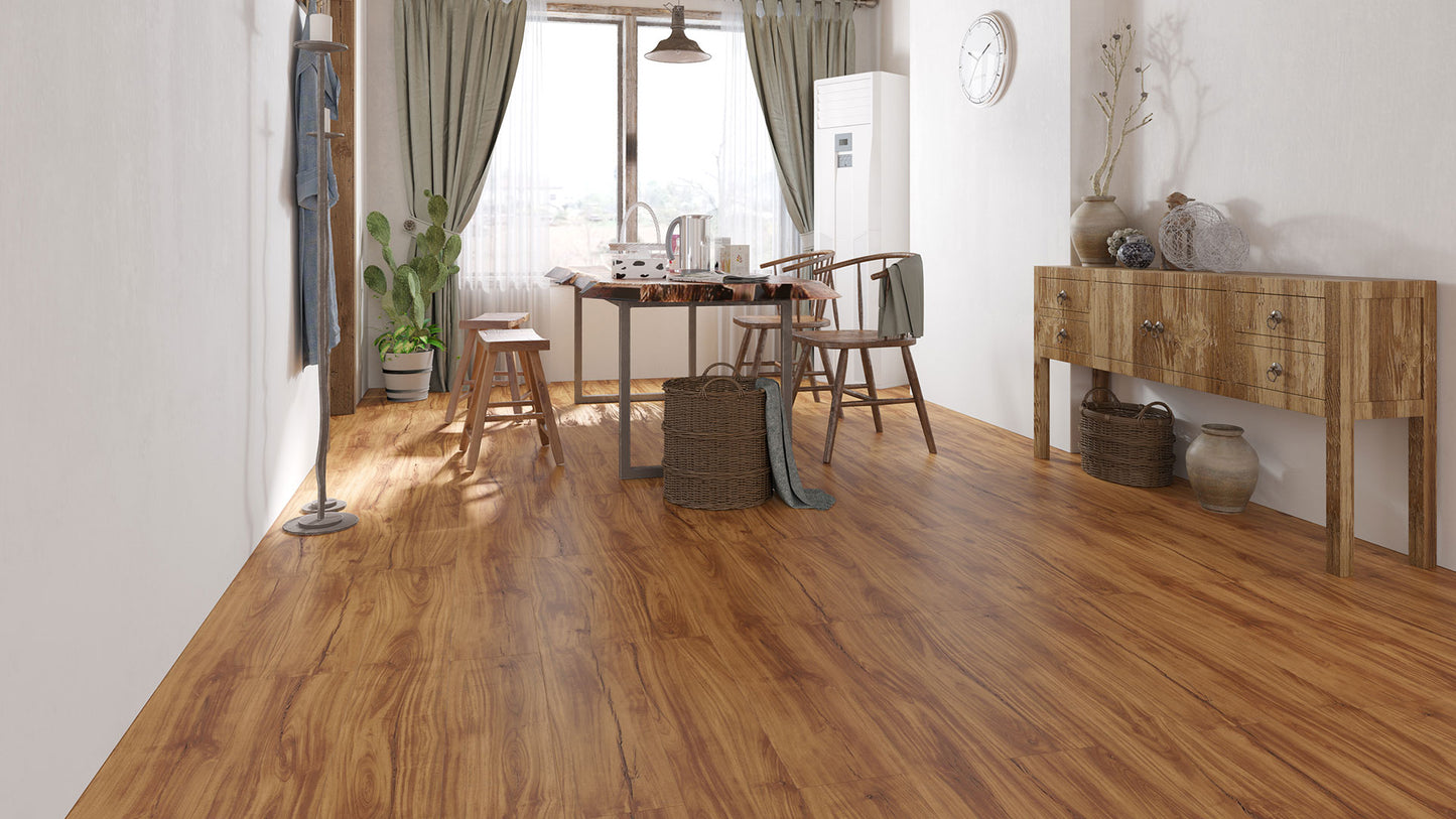 Redwood Falls CC008 Luxury Vinyl Plank , 12 mil 5mm 48.03x7.17 Click Lock Waterproof Luxury Vinyl Plank Flooring, 28.68 sqft