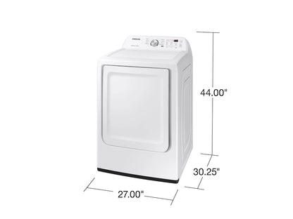 Samsung 7.2-cu ft Reversible side swing Electric Dryer (White), DVE45T3200W/A3, MSRP: $849.00, FINAL PRICE: $419.99 + TAX