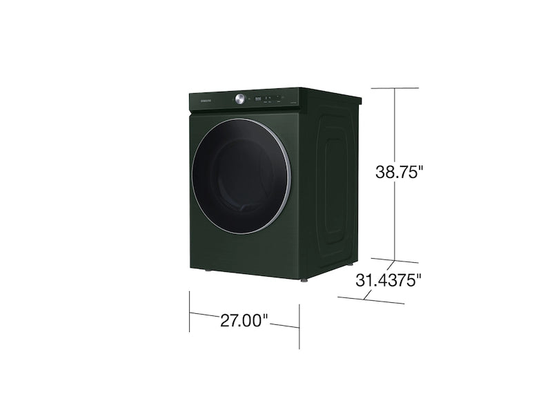 Samsung - Bespoke 7.6 cu. ft. Ultra Capacity Gas Dryer with AI Optimal Dry and Super Speed Dry - Forest Green DVG53BB8900GA3 MSRP: $1,734.00 FINAL PRICE: $799.99 + TAX