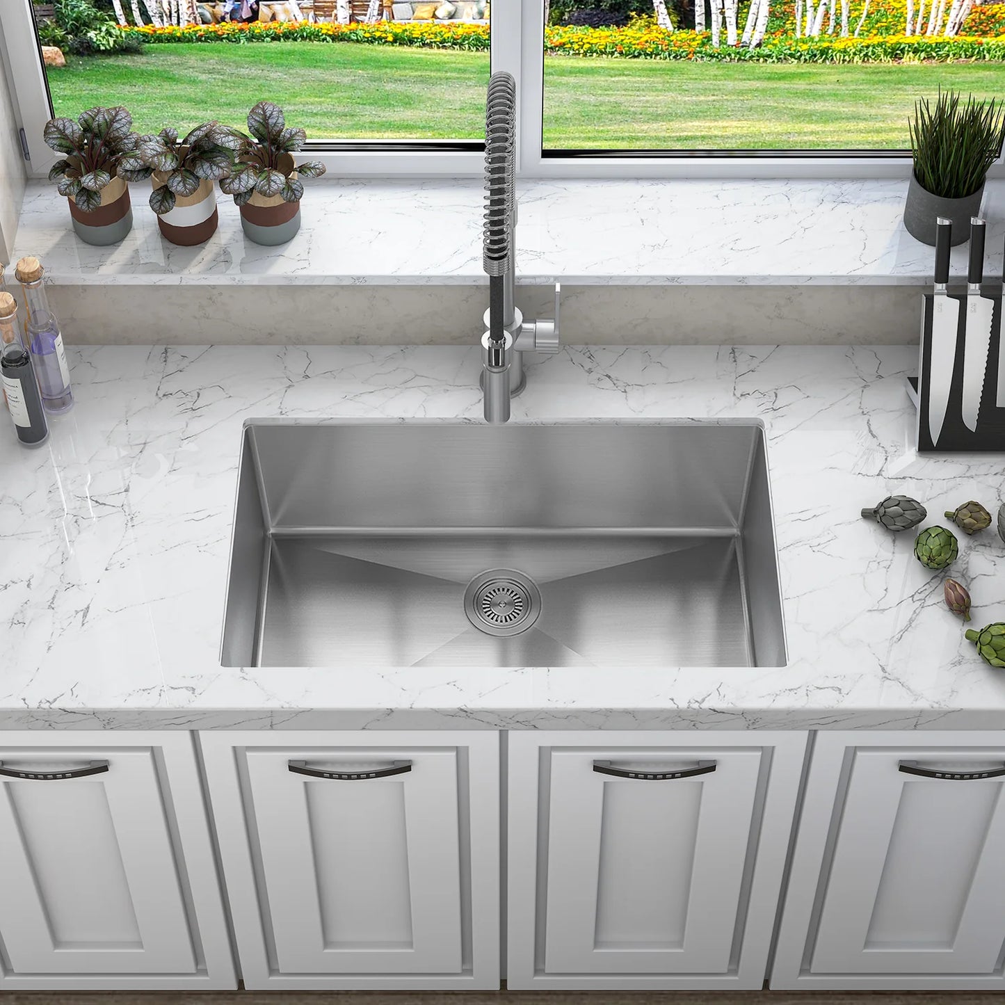 HU3018S-S Duko Sink 30-IN Undermount Single Bowl (Sink Only)