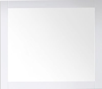 K-MIR-36-GW 36" Virtu Mirror Gloss White (36" x 31.5"), Retail: $311.00, - FINAL: