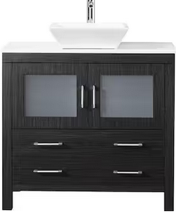 Virtu Vanity 36" Zebra Grey: KS-70036-WM-ZG Final:635.99 CLEARANCED: $439.99