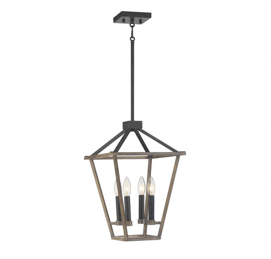 L3-5301-4-68 OAKLAWN 24-inch 4LT PENDANT Whiskey Wood Retail: $ 478 Wholesale: $ 239  Final:$84.00 - CLEARANCE!