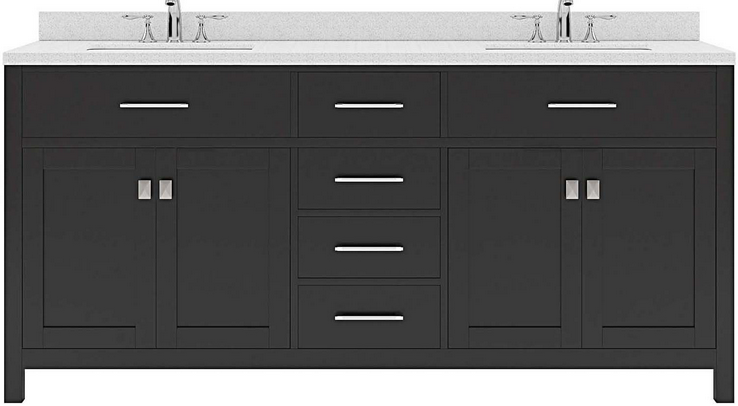 Virtu Vanity 72" Espresso: MD-2072-WCTSQ-ES