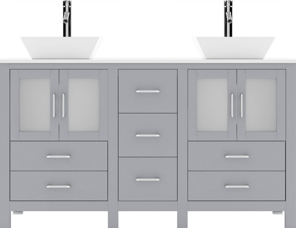 Virtu Vanity 60 inch, MD-4305-S-CG, MSRP: $1,639.00, - Final: $879.99 + Tax