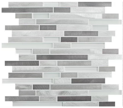 Moonstone Brick 1095668 Gems Glass Mosaic, 10pcs ( Per PC Count ), Loc: MT4-E