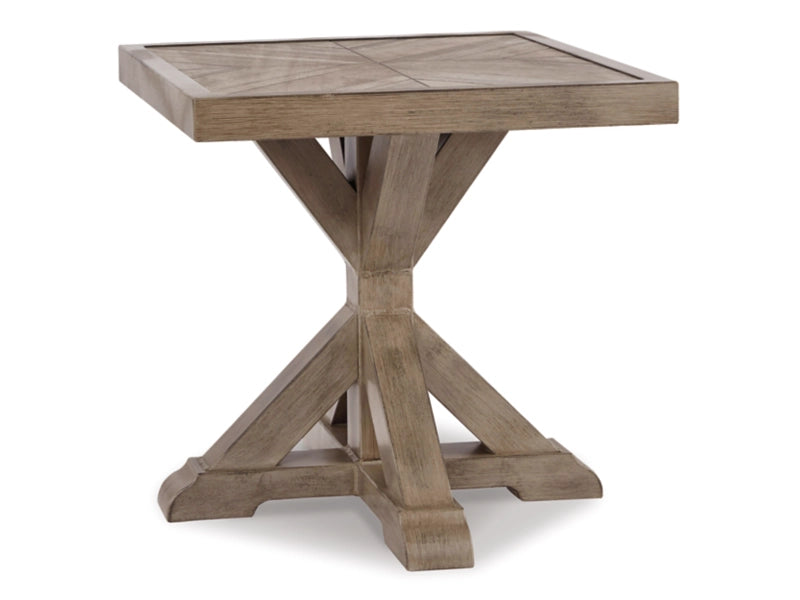 Ashley Furniture Beachcroft P791-702 Square Outdoor End Table, Final: $229, [FB018] CLEARANCED: