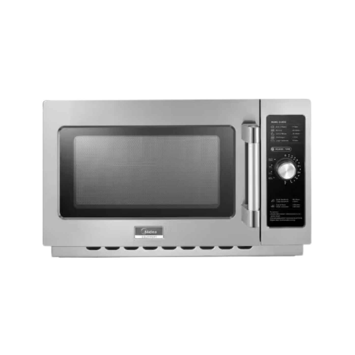 Midea 1.2 cu. ft. 1000-Watt Commercial Counter Top Microwave Oven in Stainless Steel Interior and Exterior