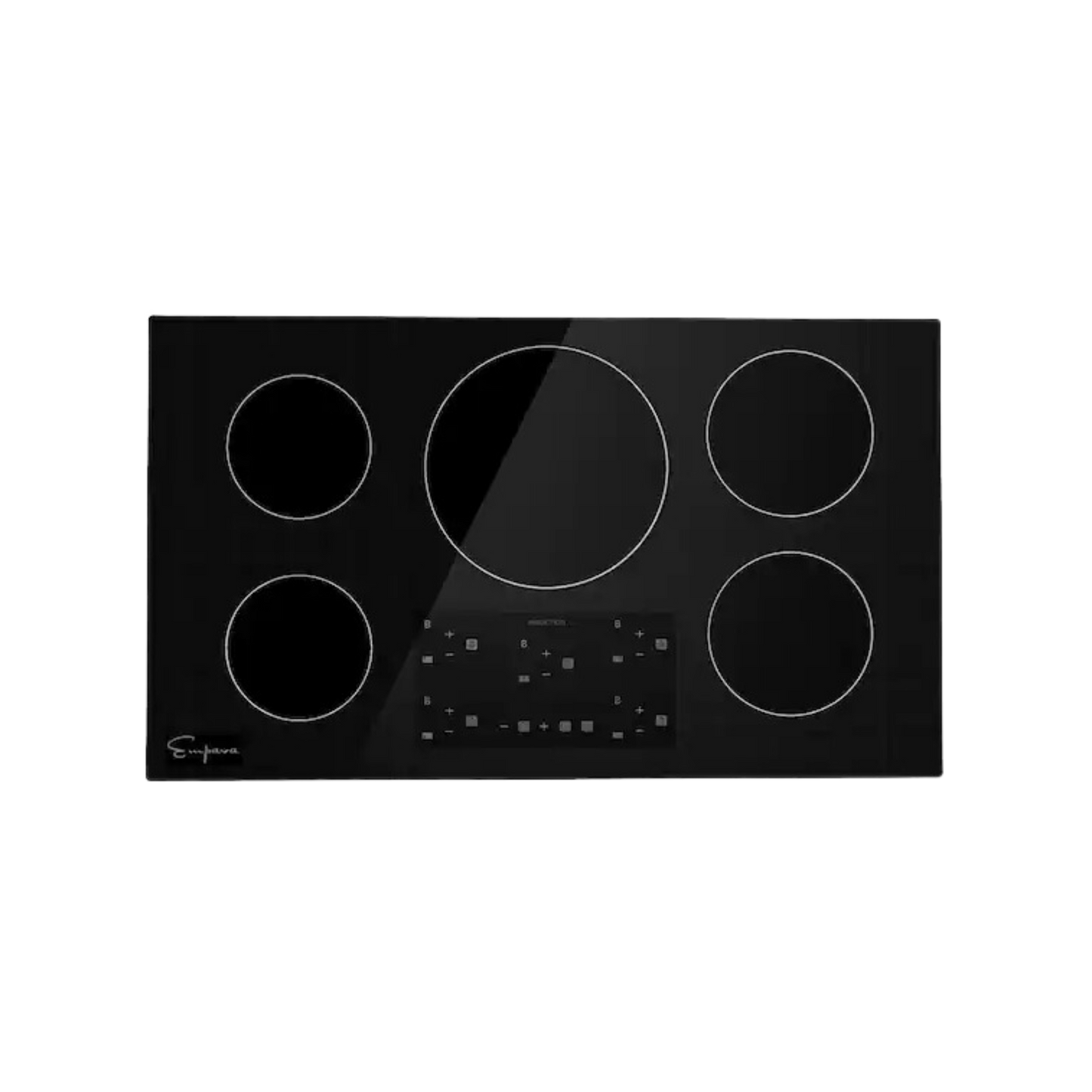 Empava Built-in 36 in. Induction Electric Modular Cooktop in Black with 5 Elements including Melting Elements EMPV-IDC36
