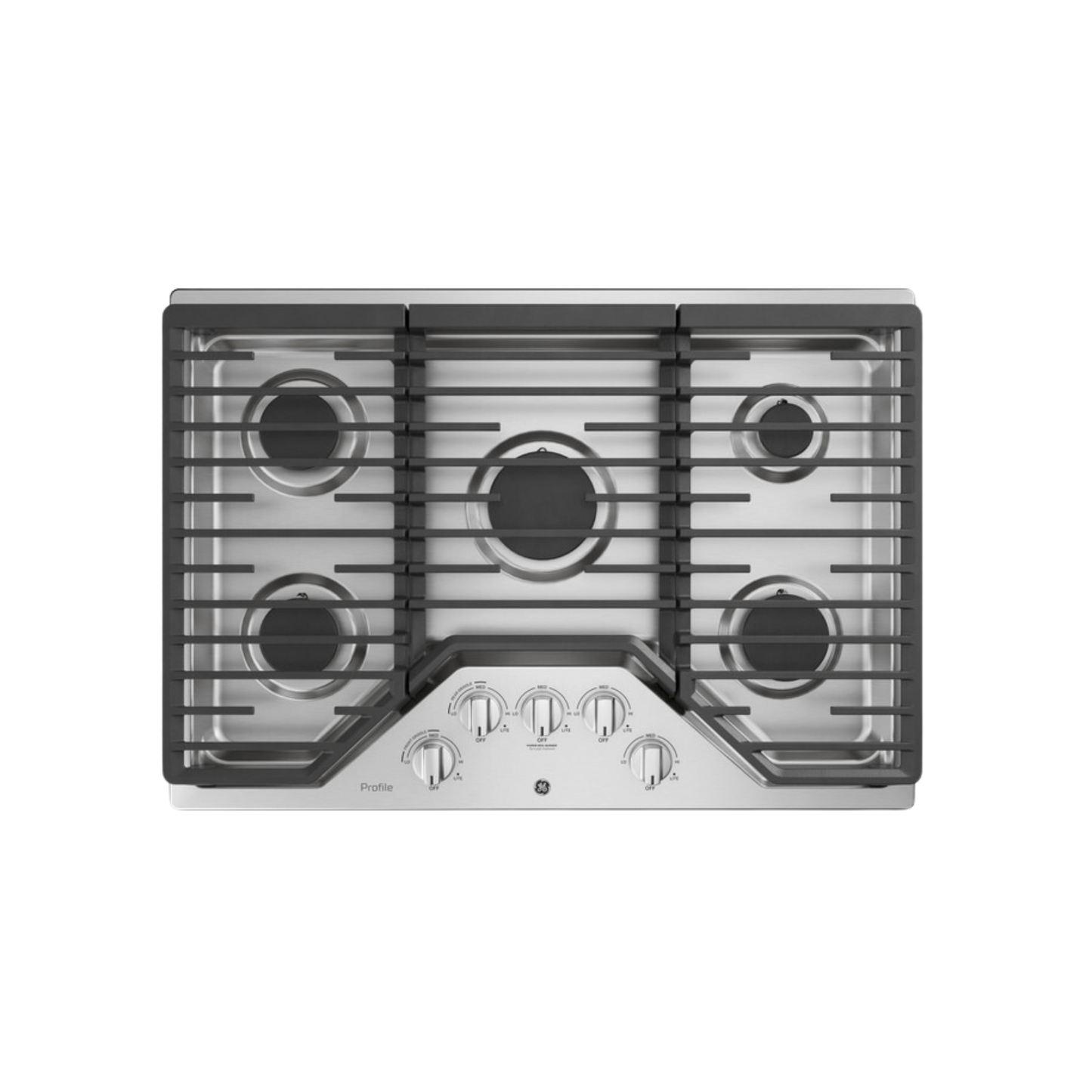 GE Profile™ 30" Built-In Gas Cooktop with 5 Burners PGP7030SL2SS