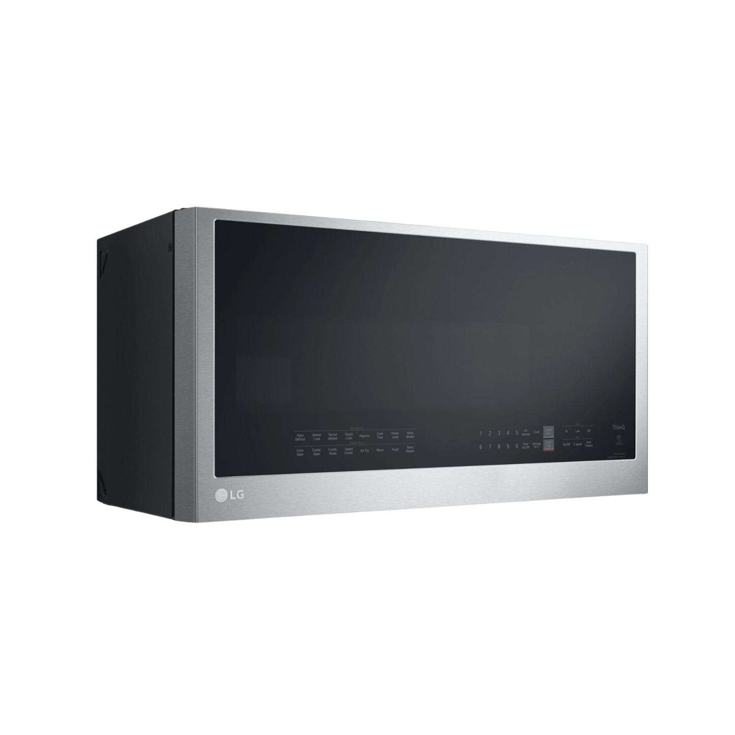 LG 1.7 cu. ft. Smart Over-the-Range Convection Microwave with Air Fry MHEC1737F