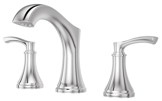 Pfister Woodbury 2-Handle 8" Widespread Bathroom Faucet in  Polished Chrome LG49-WD0C Loc: A-1 Msrp:$ 244.00