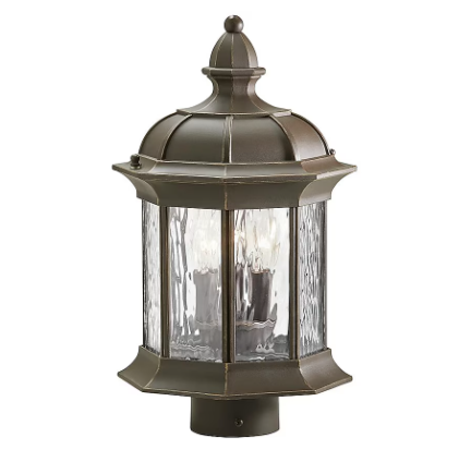 Kichler Lighting Brunswick 15.35-in H Olde Bronze Post Light 39471 0616280 MSRP: $ 93.98 CLEARANCE! SPECIAL DISCOUNT