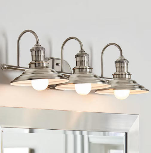 allen + roth Hainsbrook Antique Pewter 3-Light Chandelier 0759439 CLEARNACE PRICE : $9.99 + TAX