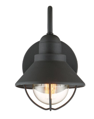 Quoizel Cape Cod 9.5-in H Black Outdoor Wall Light 759429 MSRP: $ 39.98 CLEARANCE! SPECIAL DISCOUNT