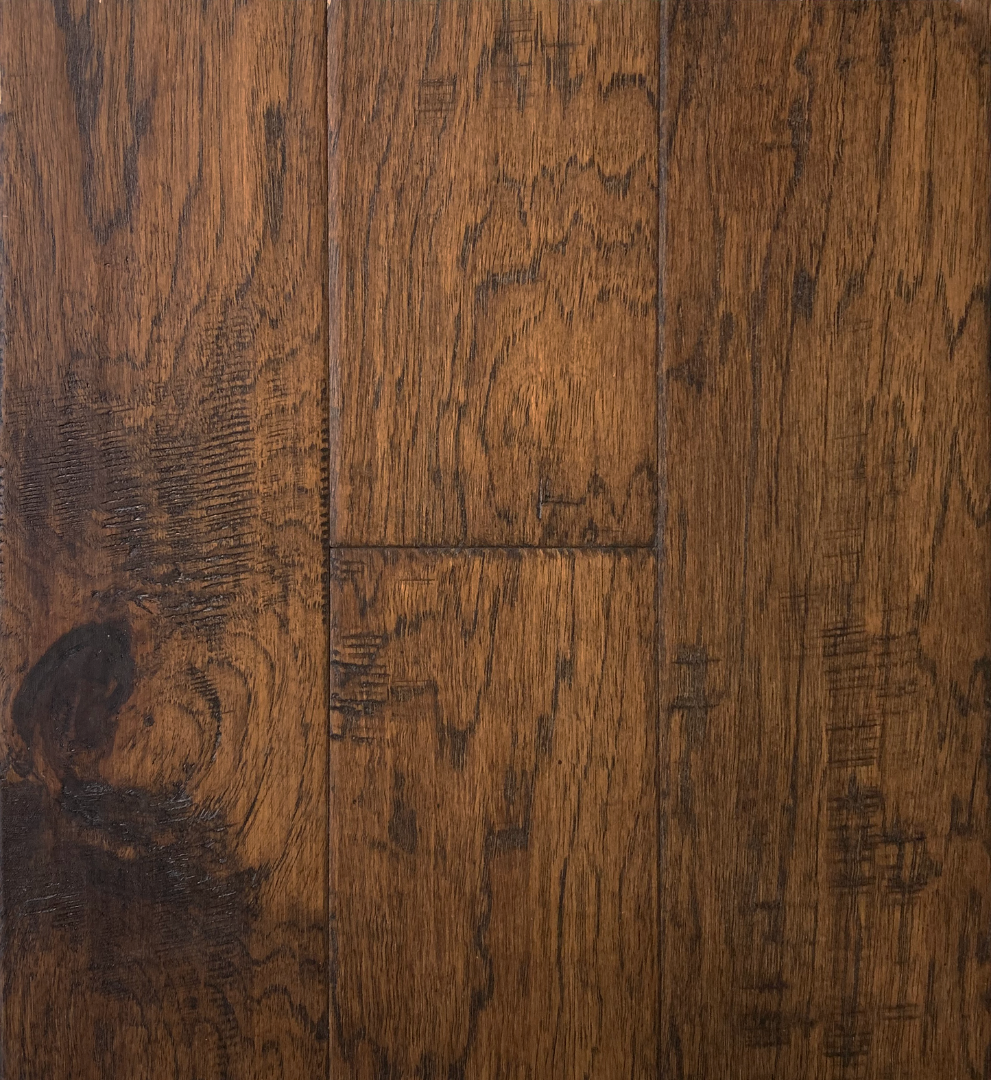 ** ON ORDER ** Stanbridge 3/8-in x 5-in Scraped Hickory Engineered Hardwood 32.81sf, 44lbs, FINAL PRICE: $3.29/sf, $107.94/bx + TAX