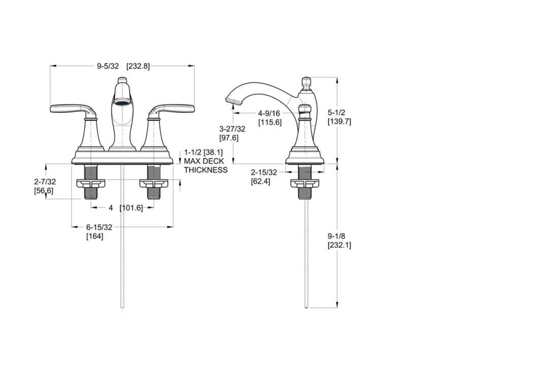 Pfister LG48-MG0K - Northcott Bath Faucet Brushed Nickel  Retail:$361.00 Loc: A4 FINAL PRICE