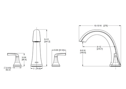 Pfister RT6-5MCAGS - McAllen Bath Tub Faucet ** TRIM KIT ONLY ** Spot Defense Brushed Nickel,  Retail: $358.00, Loc: A3, FINAL PRICE