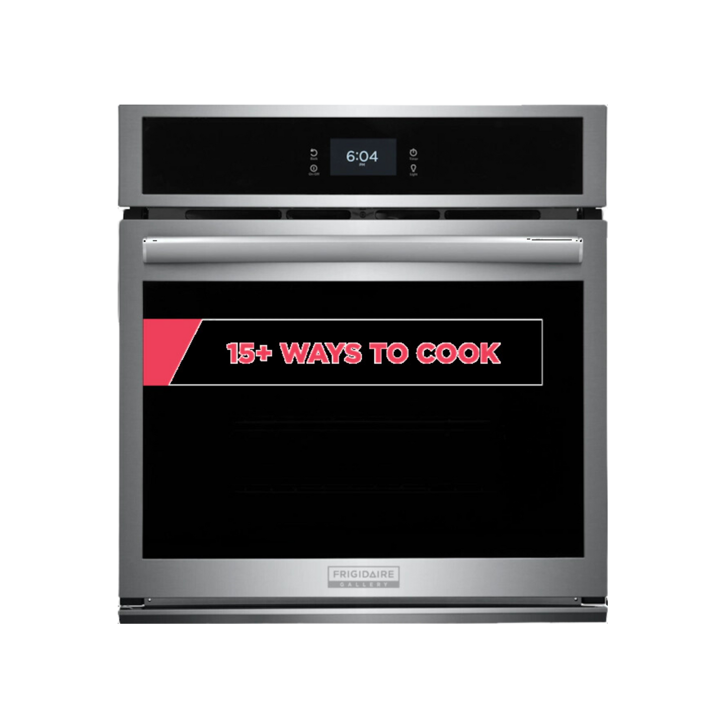 Frigidaire Gallery 27 in. Single Electric Built-In Wall Oven with Total Convection in Smudge-Proof Stainless Steel GCWS2767AF