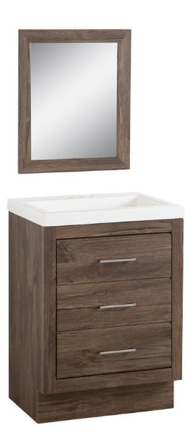 Glacier Bay Collinswood Vanity 24 in w/ Mirror CW24P3-VO 1004136698 Final Price:$ 299.99 + tax