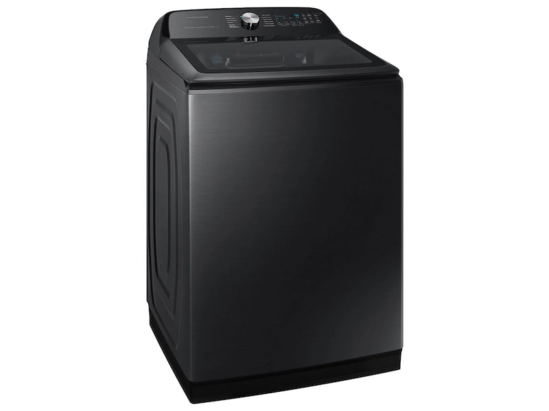 Samsung - 5.2 cu. ft. Large Capacity Smart Top Load Washer with Super Speed Wash in Brushed Black, WA52DG5500AV/US MSRP: $1049.00 FINAL PRICE: $549.99 + TAX