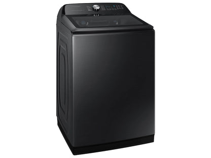 Samsung - 5.2 cu. ft. Large Capacity Smart Top Load Washer with Super Speed Wash in Brushed Black, WA52DG5500AV/US MSRP: $1049.00 FINAL PRICE: $549.99 + TAX