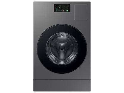 Samsung - Bespoke AI Laundry Combo 5.3 Cu. Ft. All-in-One Washer with Super Speed and Ventless Heat Pump Electric Dryer - Dark Steel, WD53DBA900HZA1 [FB164], MSRP: $3,338.96, FINAL PRICE: $1,599.99 + TAX