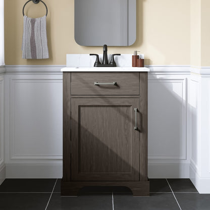 Style Selection 24 IN Alton Vanity, LWSG24VBR 4082265 MSRP: $624.00 FINAL PRICE: $279.99 + TAX