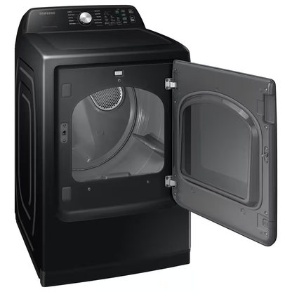 Samsung 7.4 cu. ft. Smart Electric Dryer with Sensor Dry in Brushed Black DVE47CG3500VA3, MSRP: $999.00, Final: $599.99, -CLEARANCE: