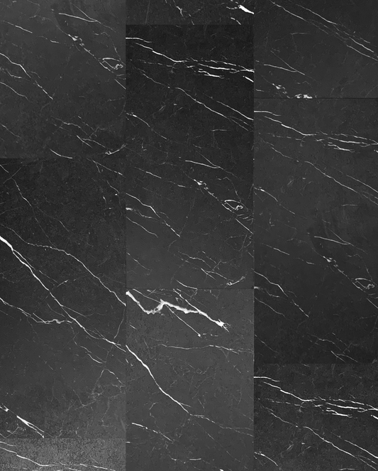 Black Marble ORGM-2277-11 12x24 4mm+1mm 20mil 41lbs, 24.03sf, 12pcs ** CLEARANCE SPECIAL!