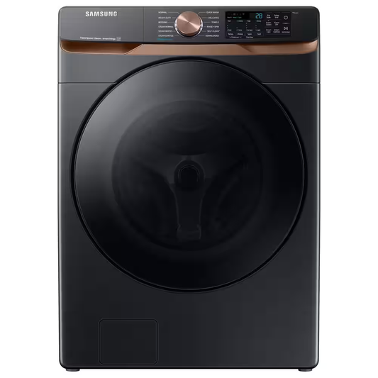 Samsung 5.0 cu. ft. Extra Large Capacity Smart Front Load Washer with Super Speed Wash and Steam in Brushed Black, WF50BG8300AVUS MSRP: $1239.00 FINAL PRICE: $629.99 + TAX