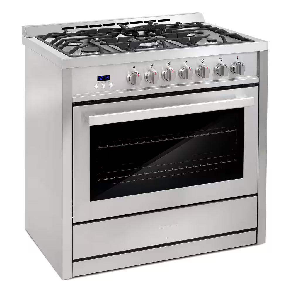 COSMO Gas Range 36in Dual Fuel, F965NF *HD2403, MSRP: $2678.99, Final Price: $1499.99 + Tax