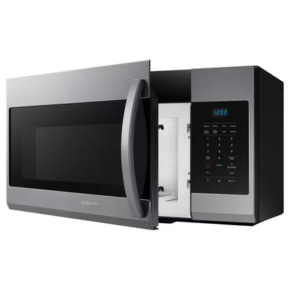 Samsung 1.7 cu. ft. Over-the-Range Microwave in Stainless Steel, ME17R7021ES, MSRP: $319.00, - FINAL: