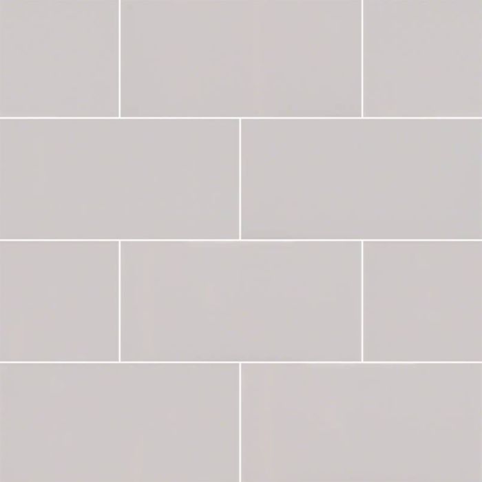 Vitruvian Light Gray Gloss Subway Tile 3x6, 80pcs/box 10.12/sf MSRP: $42.40/BOX SPECIAL DISCOUNT!!! Loc: MT11-B