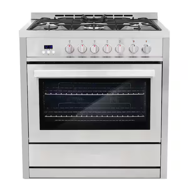 COSMO Gas Range 36in Dual Fuel, F965NF *HD2403, MSRP: $2678.99, Final Price: $1499.99 + Tax