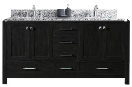 Virtu Vanity 60" Zebra Grey: KD-60060-AWGSQ-ZG