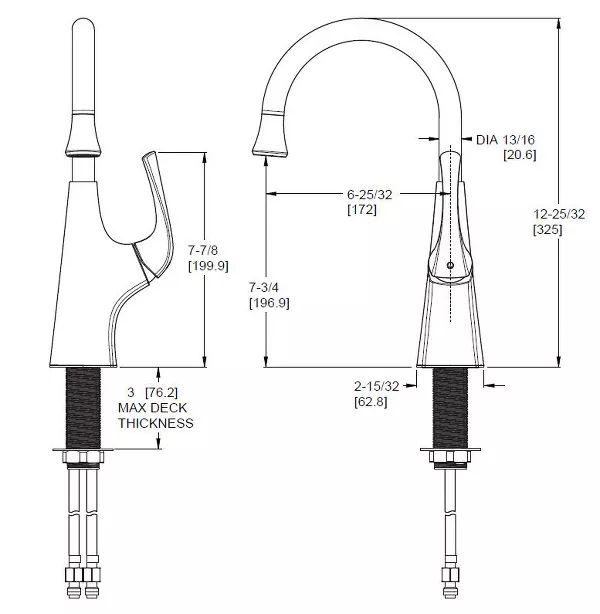 Pfister F-072-LRGS - Ladera Kitchen Faucet Spot Defense Stainless Steel  Retail:$266.00 Loc: A2 FINAL PRICE