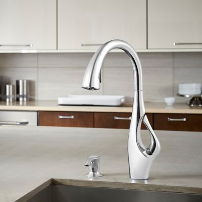 Pfister F-529-7NDC - Indira Kitchen Faucet Polished Chrome  Retail:$375.00 Loc: B5 FINAL PRICE