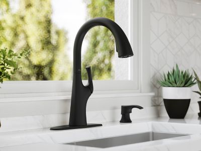 Pfister Ladera Kitchen Faucet Matte Black, F-529-7LRB - Retail:$295.00 Loc: B2 FINAL PRICE