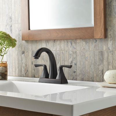 Pfister Selia 2-Handle 4" Centerset Bathroom Faucet in Tuscan Bronze, LF-048-SLYY, Loc: B-4, MSRP: $237.00