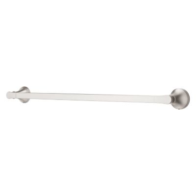 Pfister Woodbury 24-in Towel Bar Bath Accessory Spot Defense Brushed Nickel, BTB-WD2GS Retail: $58.00, Loc: B-8, FINAL PRICE