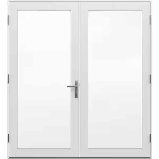 F-4500 72 in. x 80 in. White Right-Hand/Outswing Primed Fiberglass French Patio Door Kit, THDJW252000015 *HD2406, Retail: $2318, FINAL PRICE: $1499.99 + TAX