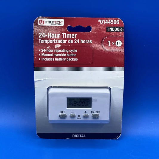 Utilitech 24- Hour timer 0144506