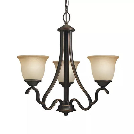 Portfolio Llana 3-Light Black Bronze Traditional Dry Rated Chandelier Item #0261860 CLEARANCE PRICE: $19.99 + TAX