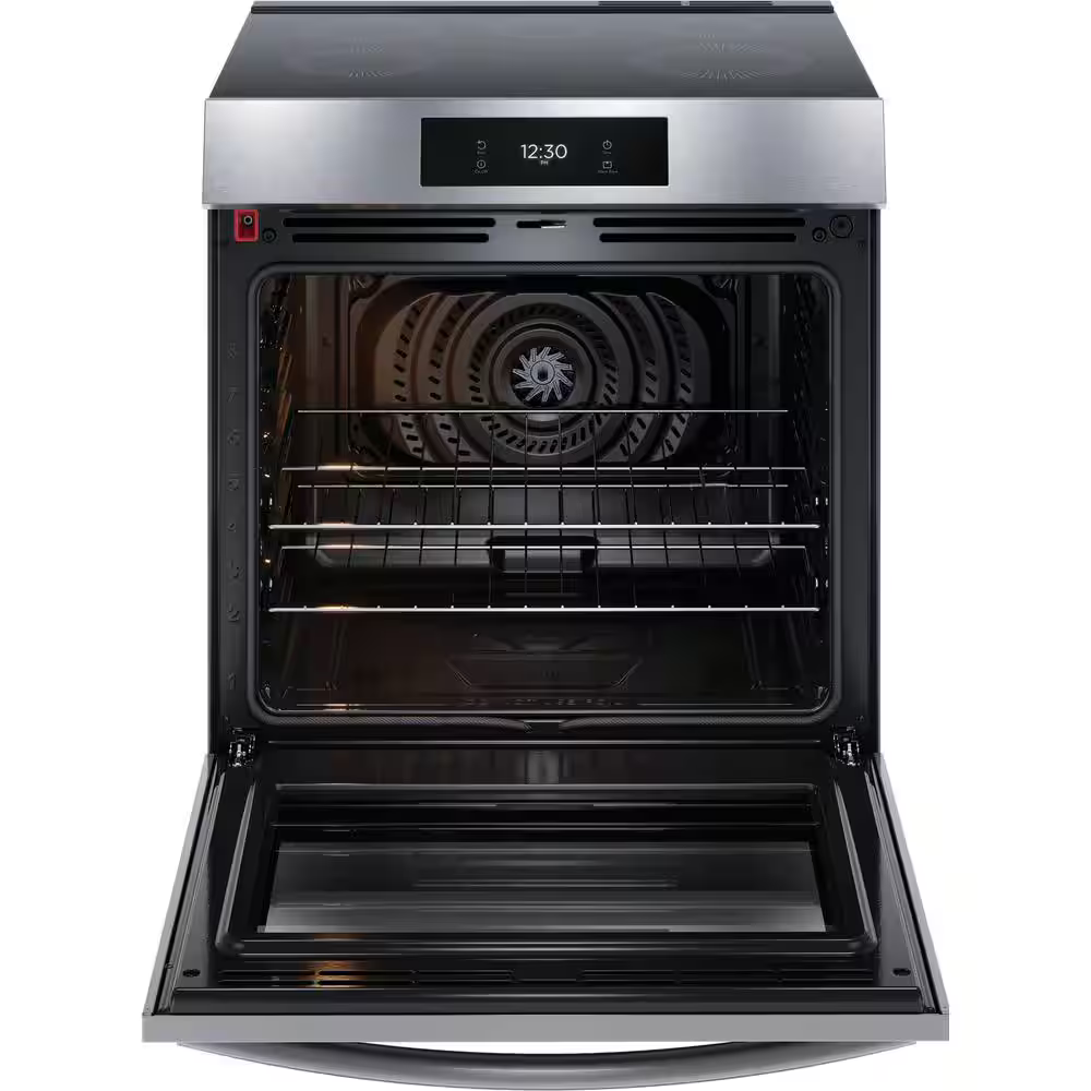 Frigidaire - Gallery 30-in 5 Elements Self and Steam Cleaning Air Fry Convection Oven Slide-in Induction Range (Smudge-proof Stainless Steel) GCFi3060BF MSRP: $2,299.00 FINAL PRICE: $1,199.99 + TAX