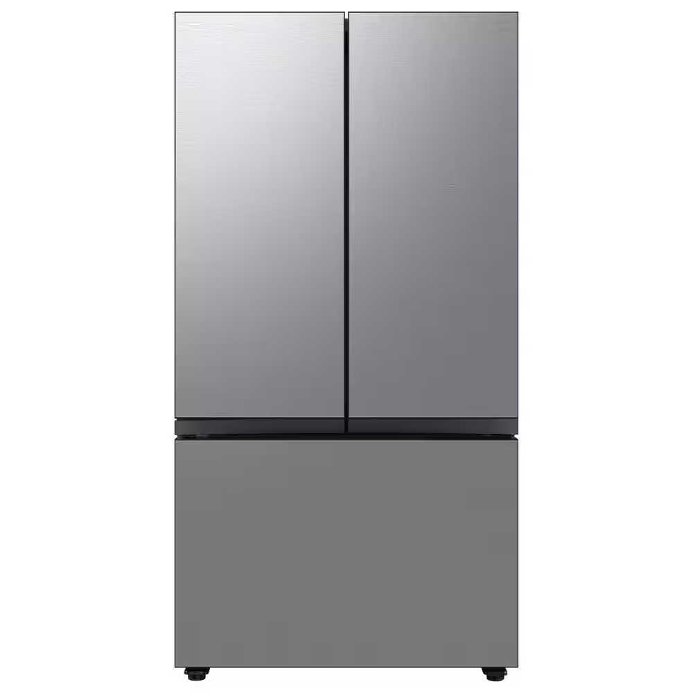 Samsung ADA 30 Cu. Ft. Stainless Steel BESPOKE 3-Door French Door Refrigerator With Beverage Center, RF30BB6600QLAA, MSRP: $3,114.00, - FINAL: