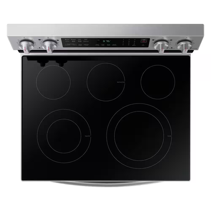 6.3 cu. ft. Smart Freestanding Electric Range with No-Preheat Air Fry & Convection in Stainless Steel