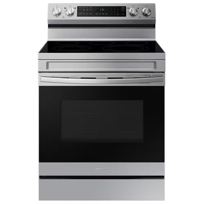 6.3 cu. ft. Smart Freestanding Electric Range with No-Preheat Air Fry & Convection in Stainless Steel