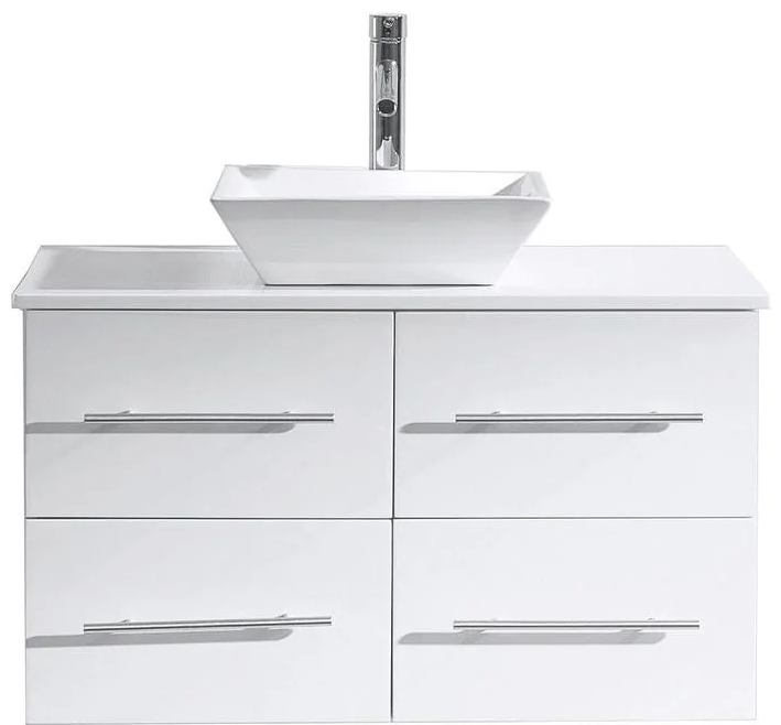 Virtu Vanity 35" White : MS-565-WM-WH