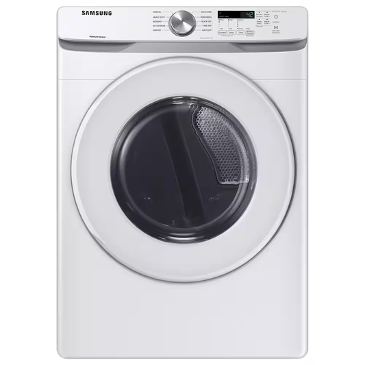 Samsung 7.5-cu ft Stackable Electric Dryer (White) DVE45T6000W/A3 MSRP: $899.00 FINAL PRICE: $499 + TAX